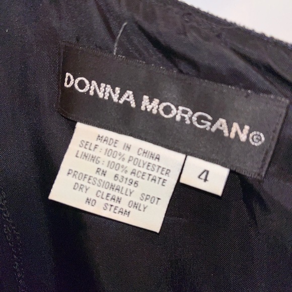 Donna Morgan size 4 black dress - Picture 3 of 3